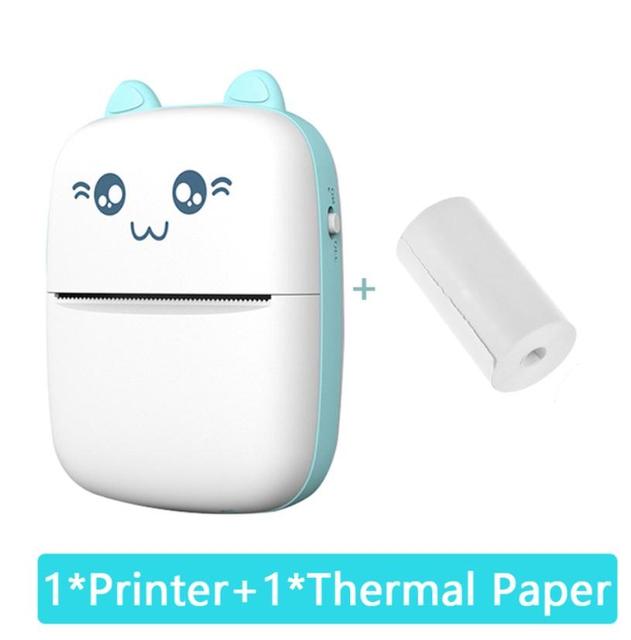 Portable Bluetooth Thermal Printer - Instant Label & Receipt Printing On-The-Go!