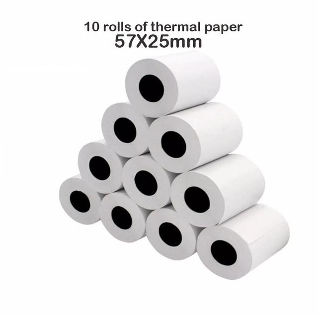 Portable Bluetooth Thermal Printer - Instant Label & Receipt Printing On-The-Go!
