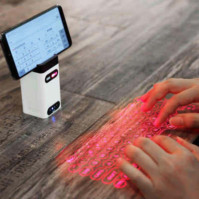 Bluetooth Laser Keyboard with Mouse Function - Your Ultimate Typing Companion!