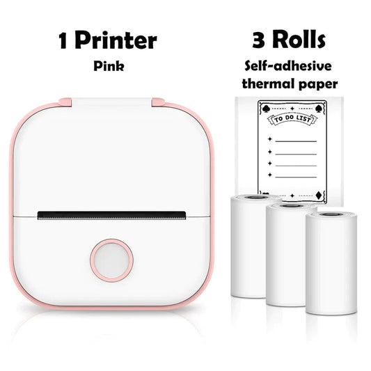 Mini Inkless Pocket Printer - Portable, Smudge-Free Printing Anytime, Anywhere!