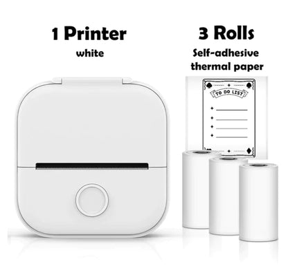 Mini Inkless Pocket Printer - Portable, Smudge-Free Printing Anytime, Anywhere!