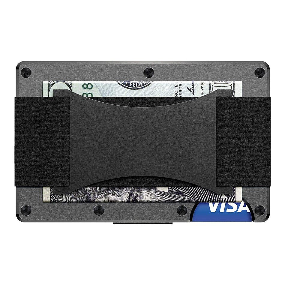 Sleek Metal Credit Card Holder Magsafe RFID Wallets